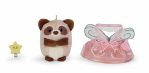 Waschbär Rakuma - mymochi - Plüsch (mit Zauberstab u. Feenkostüm in Geschenkbox (8cm)  (1)