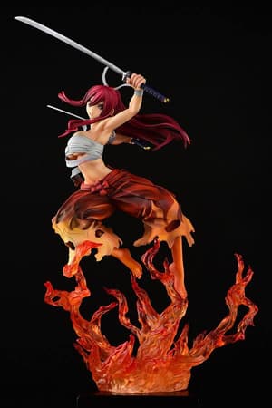 Erza Scarlet - Samurai Light Flame Manjo: Kurenai - Rouge - Orca Toys - 1