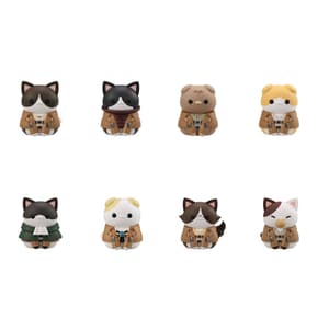 Set - Attack on Titan Mega Cat Project -  Gathering Scout Regiment danyan! - Megahouse - 2