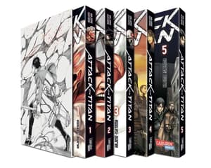 Attack On Titan – Band 01–05 mit Schuber - 4