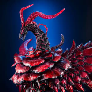 Schwarzer Rosendrache - Art Works Monsters - Megahouse (1)