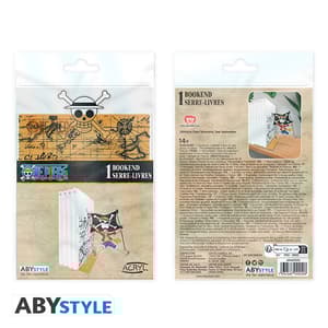 Ruffy mit Flagge - One Piece - Acryl Buchstütze - AbyStyle (1)