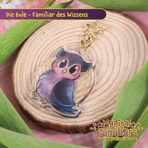 Die Eule – Magical Familiars - Schlüsselanhänger - Yunuyei (1)