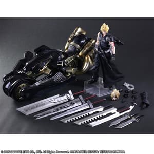 Cloud Strife and Fenrir - Advent Children Play Arts Kai - Re-Release - 10