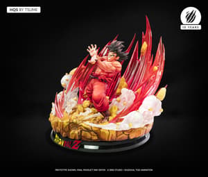 Son Goku - Kaio-Ken - Tsume HQS 1/6 Statue - 2