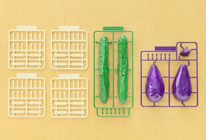 Shoryo Uma Plastic Model Cucumber & Eggplant - 5