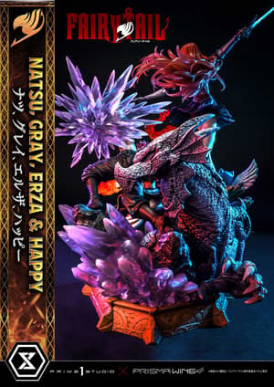 Natsu, Gray, Erza, Happy - Deluxe Version - Concept Masterline - Prisma Wing - Prime  Studio (4)