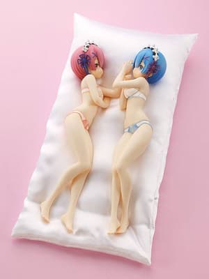 Rem - Blue Lingerie - Bed Sharing - KD Colle - Kadokawa - 7