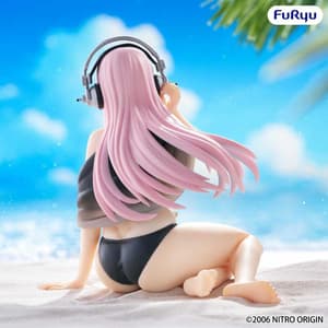 Super Sonico - Black Color Swimsuit - Noodle Stopper - Furyu - 3
