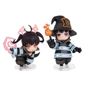 Maki Oze & Sputter / Pusu Pusu - Fire Force (Q Version Figure) - Hobby Rangers - 2