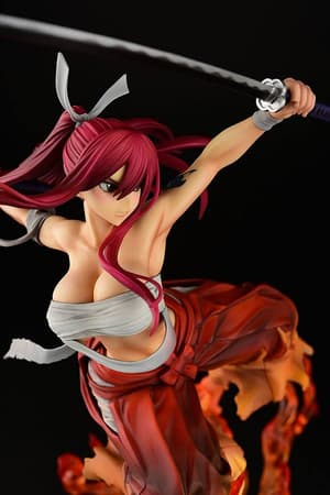 Erza Scarlet - Samurai Light Flame Manjo: Kurenai - Rouge - Orca Toys - 20