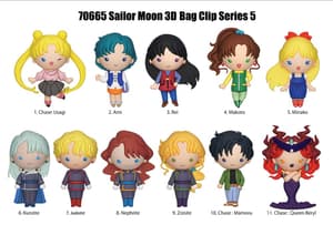 Zufällige Auswahl -Zufällige Auswahl - Sailor Moon - 3D Taschenclip Serie 5 - Monogram International Inc. - 2