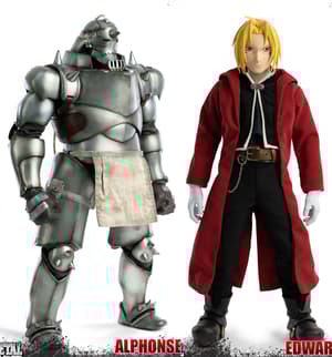 Alphonse & Edward Elric Twin Pack - FigZero - Threezero (1)