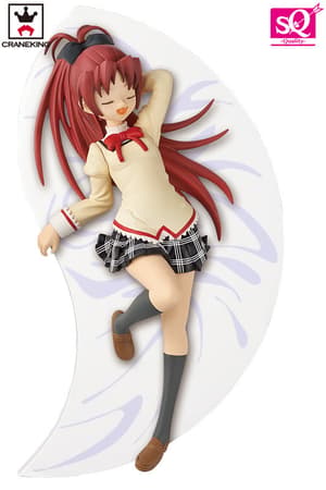 Kyouko Sakura - school uniform - closed eyes - relax time - 1