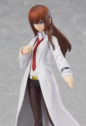 figma 195 Kurisu Makise - weißer Mantel - 5