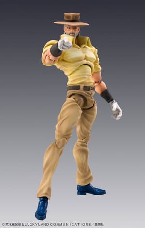 Joseph Joestar and Iggy - Super Action Action Figure - Medicos - Re-Release - 7