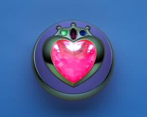 Chibiusas Verwandlungsbrosche - Prism Heart Compact - Proplica - 3