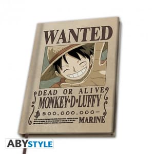 "Wanted Ruffy" - A5 Notizbuch - One Piece - AbyStyle - 1