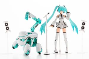 Hatsune Miku (Maruttoys) & Tamotu (Miku Ver.) - Frame Arms Girl Model Kit - Kotobukiya - 9