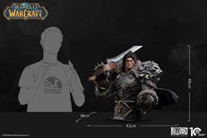 Infinity Studio X Blizzard Varian Wrynn 1/3 Bust Model - 9