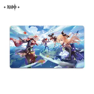 Mona, Kazuha, Xinyan & Fischl - Genshin Impact Summer Fantasia - Mousepad /Spielmatte - miHoYo (1)