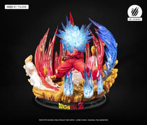 Son Goku - Kaio-Ken - Tsume HQS 1/6 Statue - 10