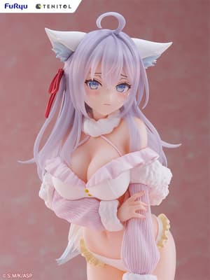 Alya - White Fox - Tenitol Tall PVC Statue by Furyu (31 cm) - 3