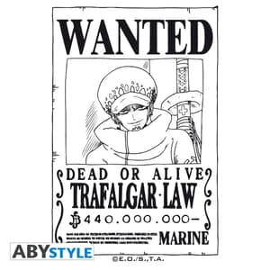  Trafalgar Law - Wanted - glass - ABYStyle - 2