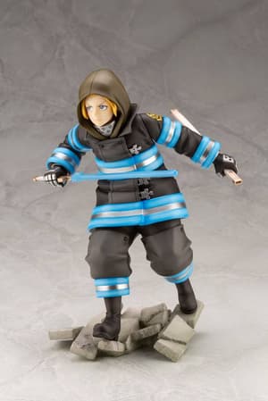 Arthur Boyle - with limited editon head - Fire Force ARTFX J Bonus Edition - Kotobukiya - 8