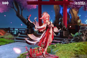 Genshin Impact PVC Statue 1/7 Yae Miko Astute Amusement Ver. (28 cm) – Apex - 3
