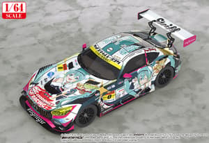 Hatsune Miku AMG 2018 - Super GT - Itasha 1/64 - Good Smile Racing - Re-Release - 2
