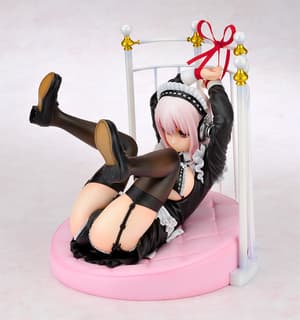 Super Sonico Gothic Maid mit Bett - 2