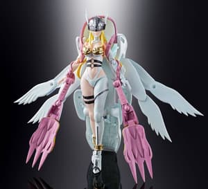 Tailmon digivolving to Angewomon - Digivolving Spirits 04 - 1