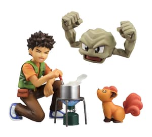 Rocko mit Kleinstein und Vulpix - Megahouse G.E.M. - 5
