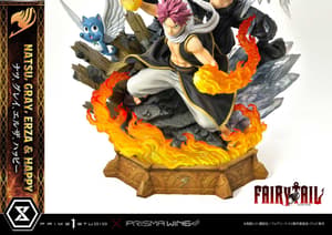 Natsu, Gray, Erza, Happy - Deluxe Version - Concept Masterline - Prisma Wing - Prime  Studio (8)