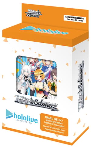 Weiß Schwarz - Hololive - Generation 1 Trial Deck + - Englische Version - 1