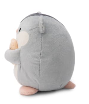 Hamster Shai mit Keks - mymochi - Plüsch (grau) (27cm)  (1)