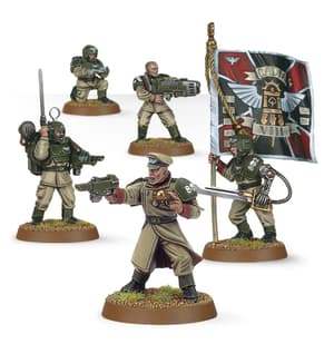 Astra Militarum Cadian Command Squad- Warhammer 40.000 - 1