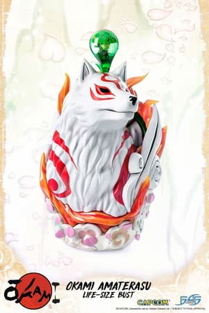 Amaterasu 1/1 Life-Size Bust – Okami – First 4 Figures - 1