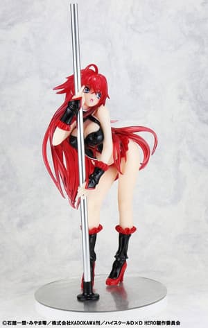 Rias Gremory - Pole Dance - Black - Kaitendoh - 2