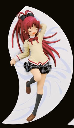 Kyouko Sakura - school uniform - closed eyes - relax time - 2