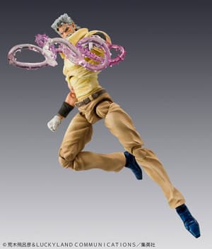 Joseph Joestar and Iggy - Super Action Action Figure - Medicos - Re-Release - 8