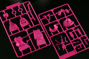 PLAMAX 1/12 Kamakura Period Armored Warrior: Pink Color Edition - 4