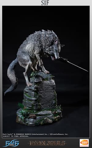 Sif, der Große Grauwolf – Dark Souls Statue 1/4 von First 4 Figures - 36