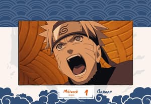 Naruto Mitmachkalender 2025 - 2
