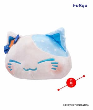 Nemu Neko - Blau - Big Plush - Furyu (35 cm) - 1
