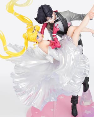 Usagi Tsukino & Tuxedo Mask - Moonlight Glow - Figuarts Zero Chouette - Bandai Spirits - 3
