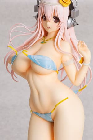 Super Sonico - Summer Vacation - Orchid Seed - Re-Release PVC Figure (1/4.5 Scale) - 13