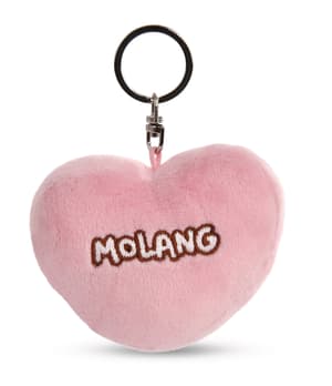 Molang - Plüsch Schlüsselanhäger herzförmig  (1)