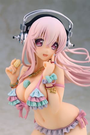 Super Sonico – Macaron Tower – Statue von Alphamax - 3